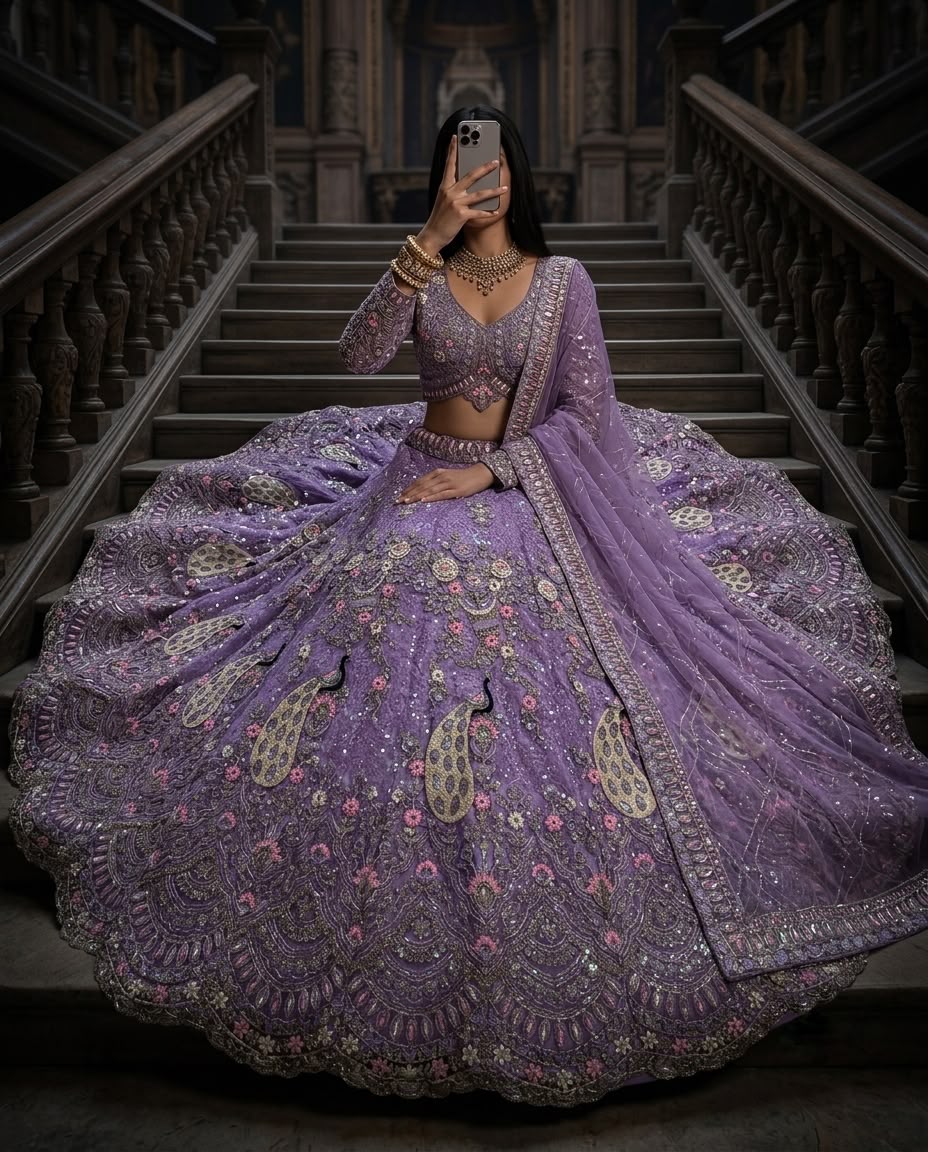 fashionkiya Launching 4 meter flared Coding Sequins Work Lehenga, Exceptional Quality with Can-Can and Canvas Layers, A Perfect Fusion of Glamour and Comfort