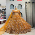 FASHIONKIYA Launching 4 meter flared Premium Quality Soft Net Lehenga, Exceptional Quality with Can-Can and Canvas Layers, A Perfect Fusion of Glamour and Comfort