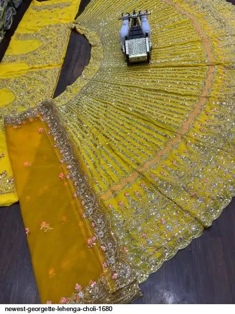 FASHIONKIYA NEWEST GEORGETTE LEHENGA CHOLI